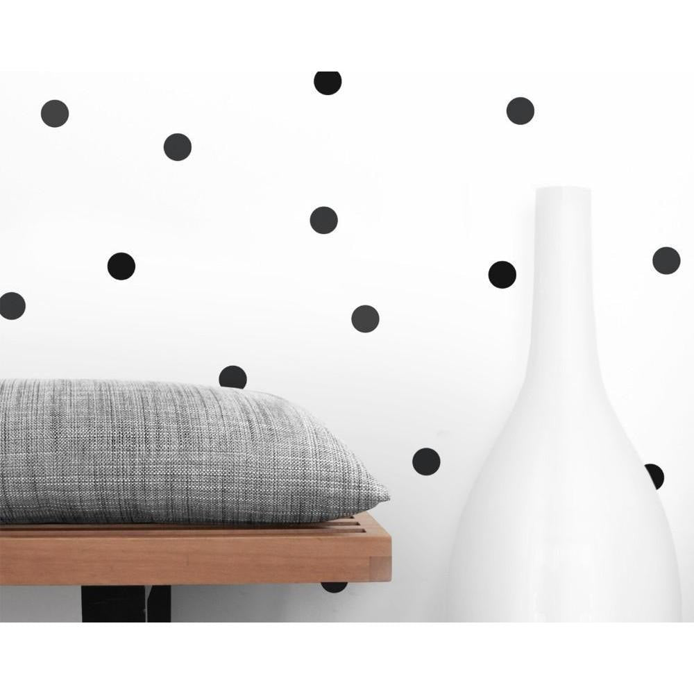54 Polka Dot Stickers - DIY Wall Art - wallandroom.com