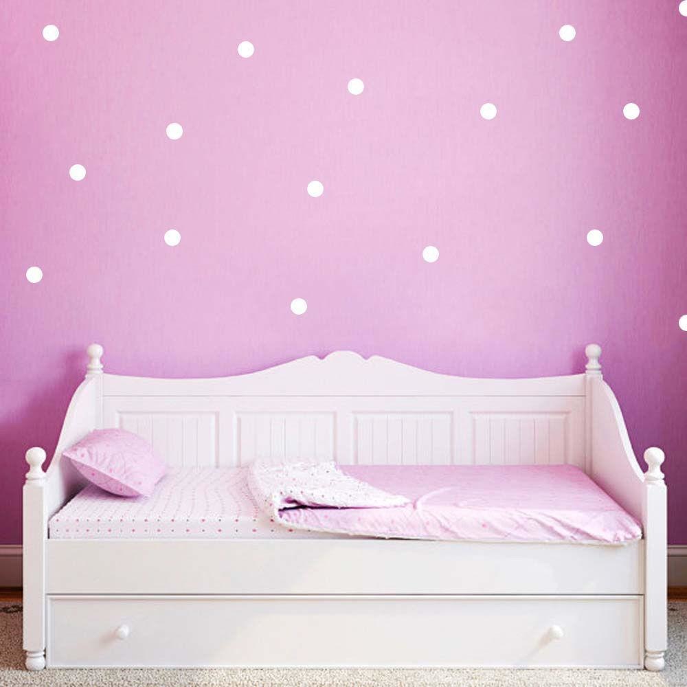 54 Polka Dot Stickers - DIY Wall Art - wallandroom.com