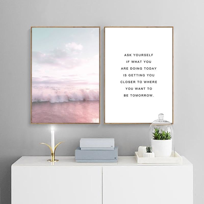 Canvas Print Wanderlust  - Wall Art (Unframed) - wallandroom.com
