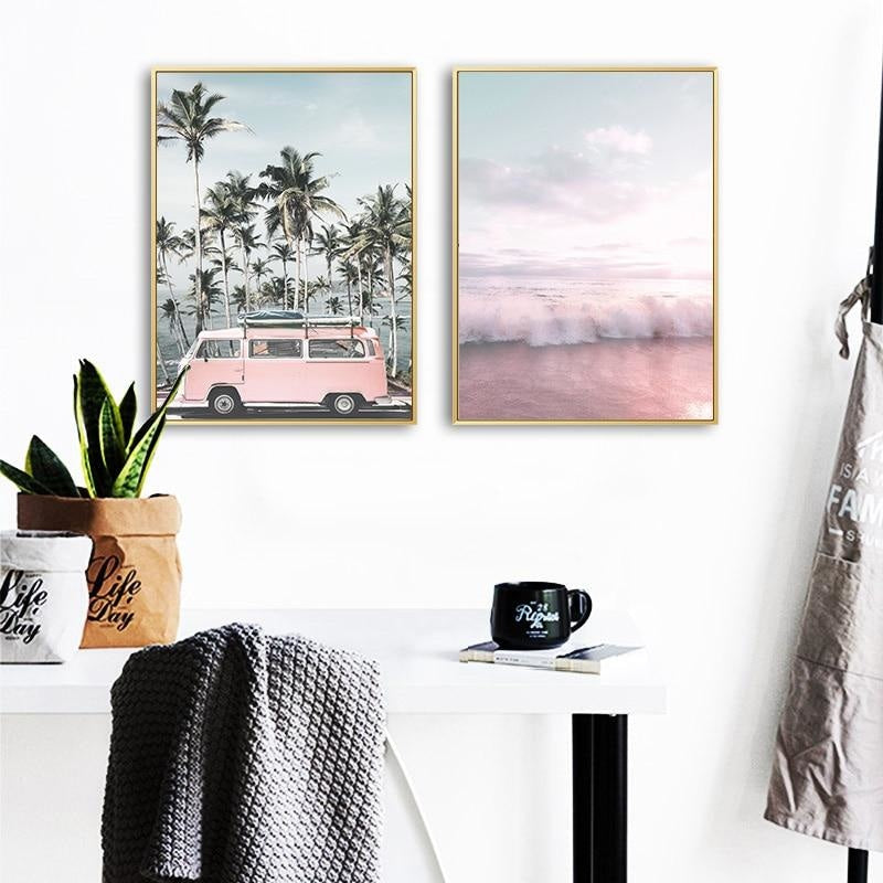 Canvas Print Wanderlust  - Wall Art (Unframed) - wallandroom.com