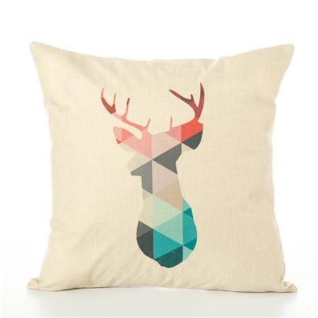 Geometric Animals - Nordic Throw Pillow Covers - wallandroom.com
