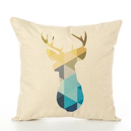 Geometric Animals - Nordic Throw Pillow Covers - wallandroom.com