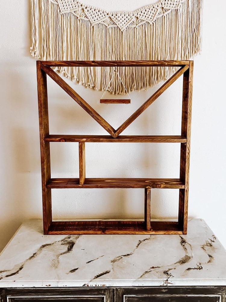 Handmade Wooden Shelf - Natural US-Made Wall Storage www.wallandroom.com