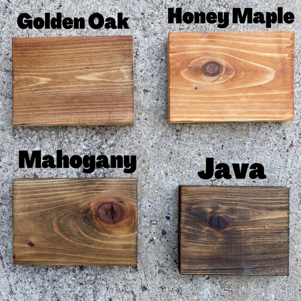 Handmade Wooden Shelf - Natural US-Made Wall Storage Golden Oak www.wallandroom.com