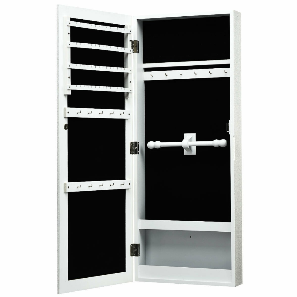 Jewelry Storage Mirror - Wall Mounted Cabinet www.wallandroom.com