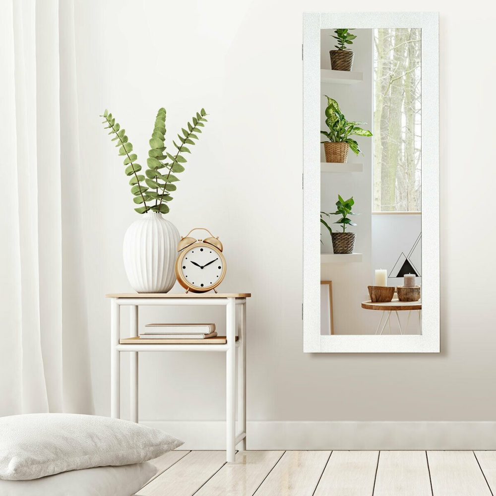 Jewelry Storage Mirror - Wall Mounted Cabinet www.wallandroom.com