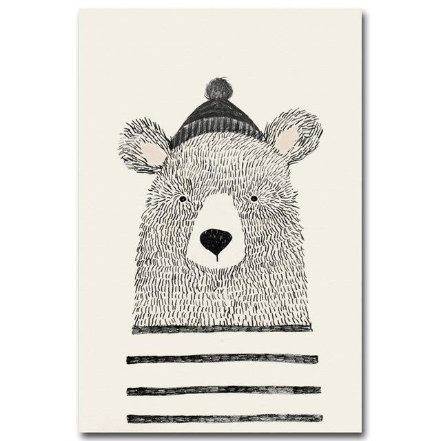 Kids &amp; Nursery Canvas Print  - Nordic Wall Art (Unframed) - wallandroom.com