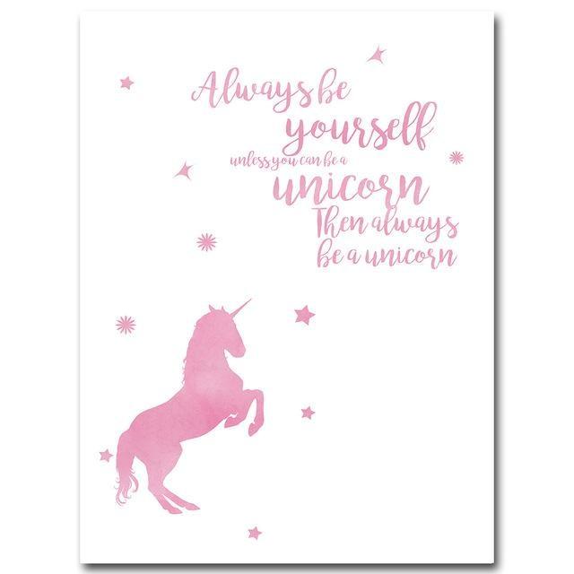 Magical Princess Canvas Print Set - Pink Wall Art (Unframed) 15x20cm No Frame / Picture 2 www.wallandroom.com