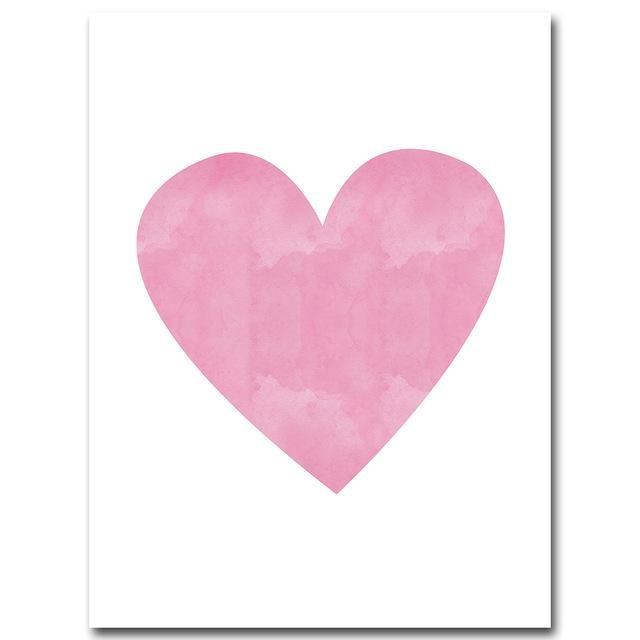 Magical Princess Canvas Print Set - Pink Wall Art (Unframed) 15x20cm No Frame / Picture 3 www.wallandroom.com