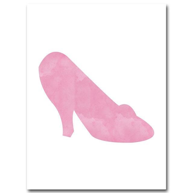 Magical Princess Canvas Print Set - Pink Wall Art (Unframed) 15x20cm No Frame / Picture 4 www.wallandroom.com