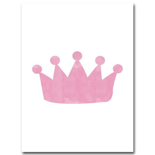 Magical Princess Canvas Print Set - Pink Wall Art (Unframed) 15x20cm No Frame / Picture 6 www.wallandroom.com