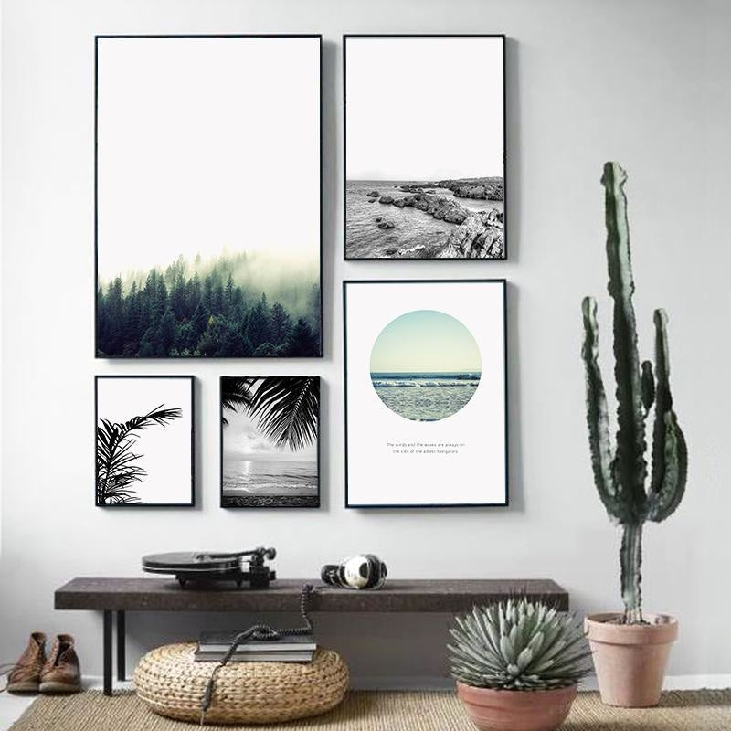 Modern Canvas Prints - Nordic Wall Art (Unframed) - wallandroom.com