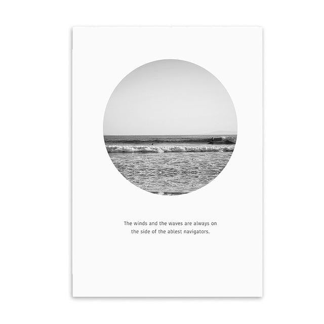 Modern Canvas Prints - Nordic Wall Art (Unframed) - wallandroom.com