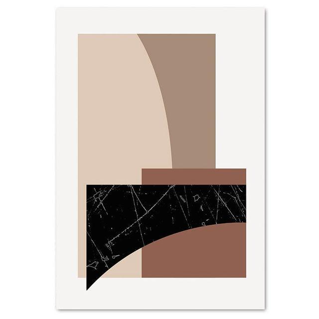 Modern Geometric Print Canvas Wall Art Poster Abstract Painting Minimalist Nordic Decoration Picture Scandinavian Home Decor 15x20cm No 