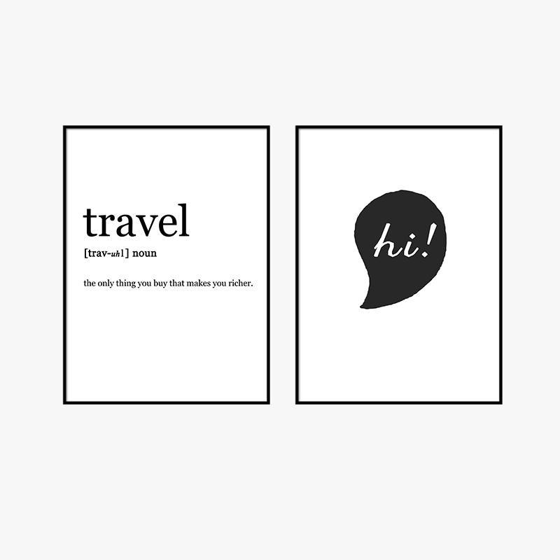 Nordic Style Canvas Print - Stylish Unframed Wall Art - wallandroom.com