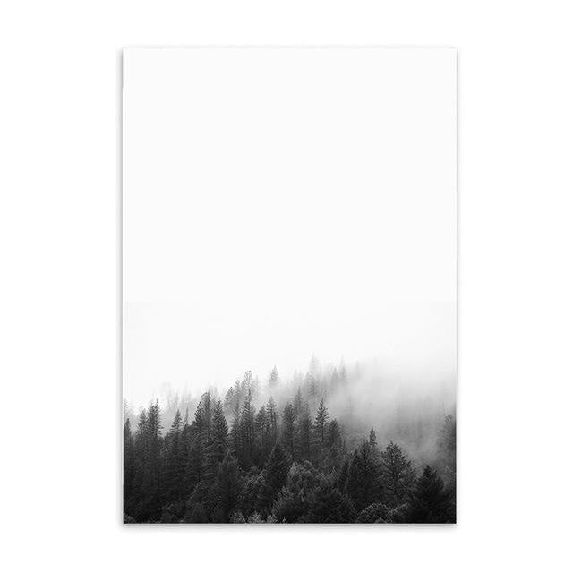 Nordic Style Canvas Print - Stylish Unframed Wall Art - wallandroom.com