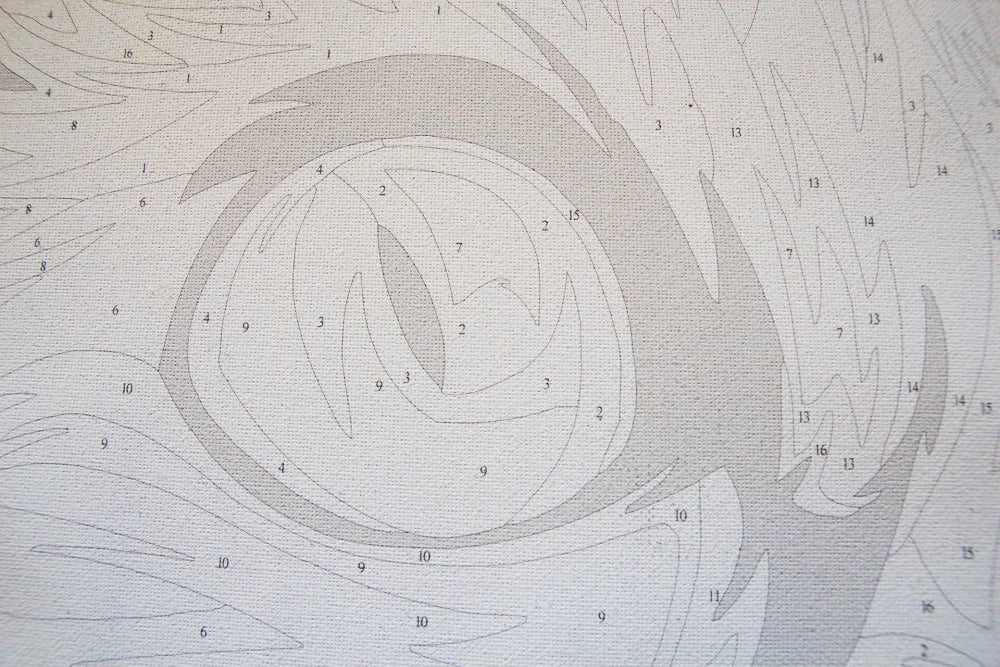 Paint By Numbers Kit - Bubble Gum Animals DIY Wall Art www.wallandroom.com