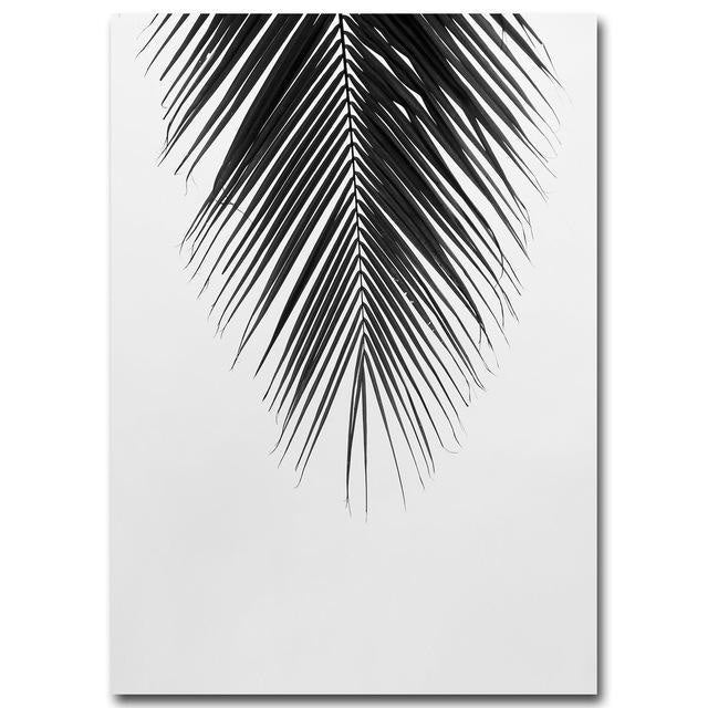 Palm Leaves Canvas Prints - Wall Art (Unframed) - wallandroom.com