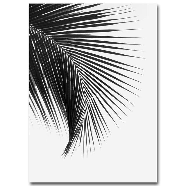 Palm Leaves Canvas Prints - Wall Art (Unframed) - wallandroom.com
