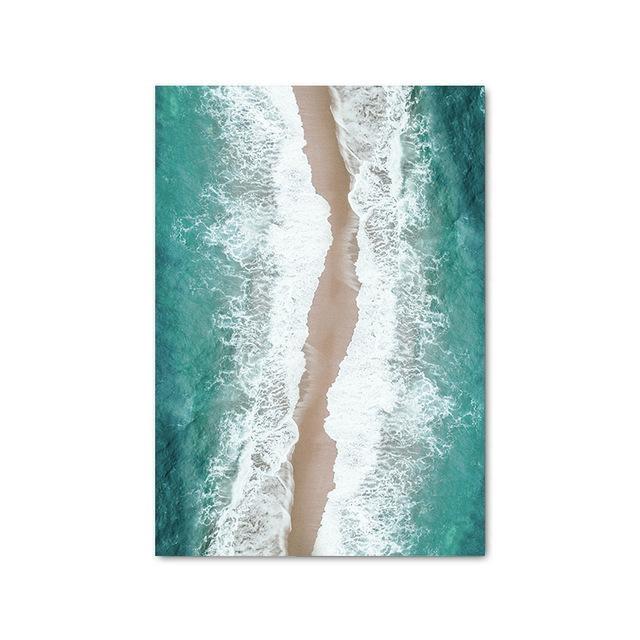 Tropical Summer Canvas Print Set - Beach Aesthetic Wall Art (Unframed) XL / Picture 3 www.wallandroom.com