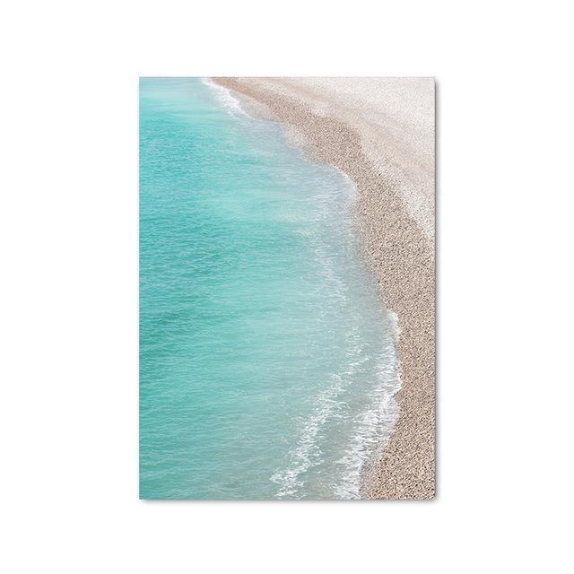 Tropical Summer Canvas Print Set - Beach Aesthetic Wall Art (Unframed) XL / Picture 4 www.wallandroom.com
